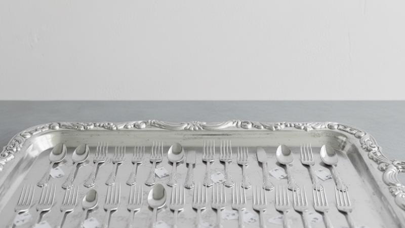 Cubertería de plata